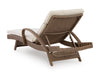 Revare Beach Chaise Lounge With Cushion
