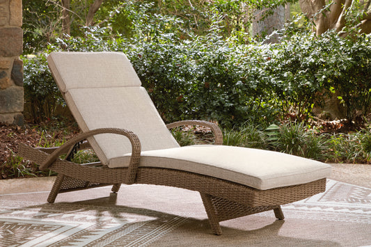 Revare Beach Chaise Lounge With Cushion