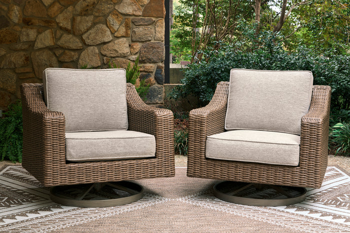 Revare Beach Swivel Lounge With Cushion