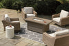 Brook Ranch Rectangular Fire Pit Table