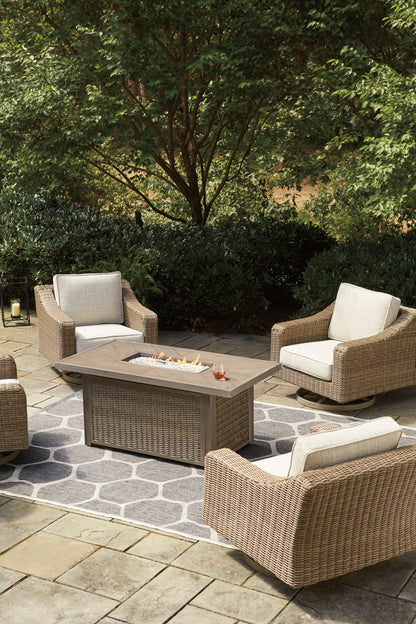 Brook Ranch Rectangular Fire Pit Table