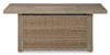 Brook Ranch Rectangular Fire Pit Table