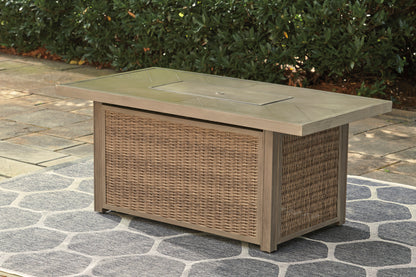 Brook Ranch Rectangular Fire Pit Table