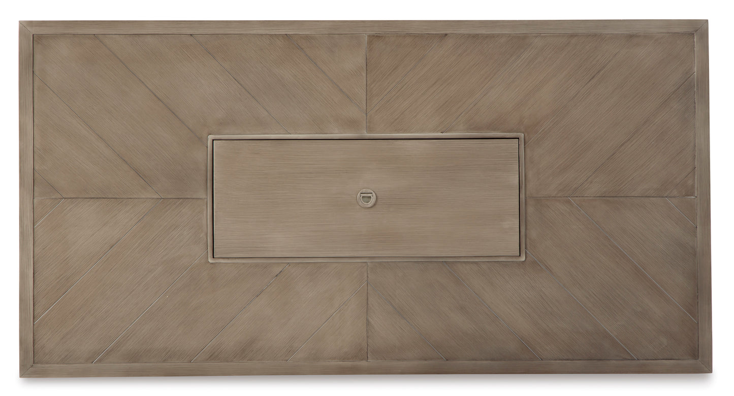 Brook Ranch Rectangular Fire Pit Table