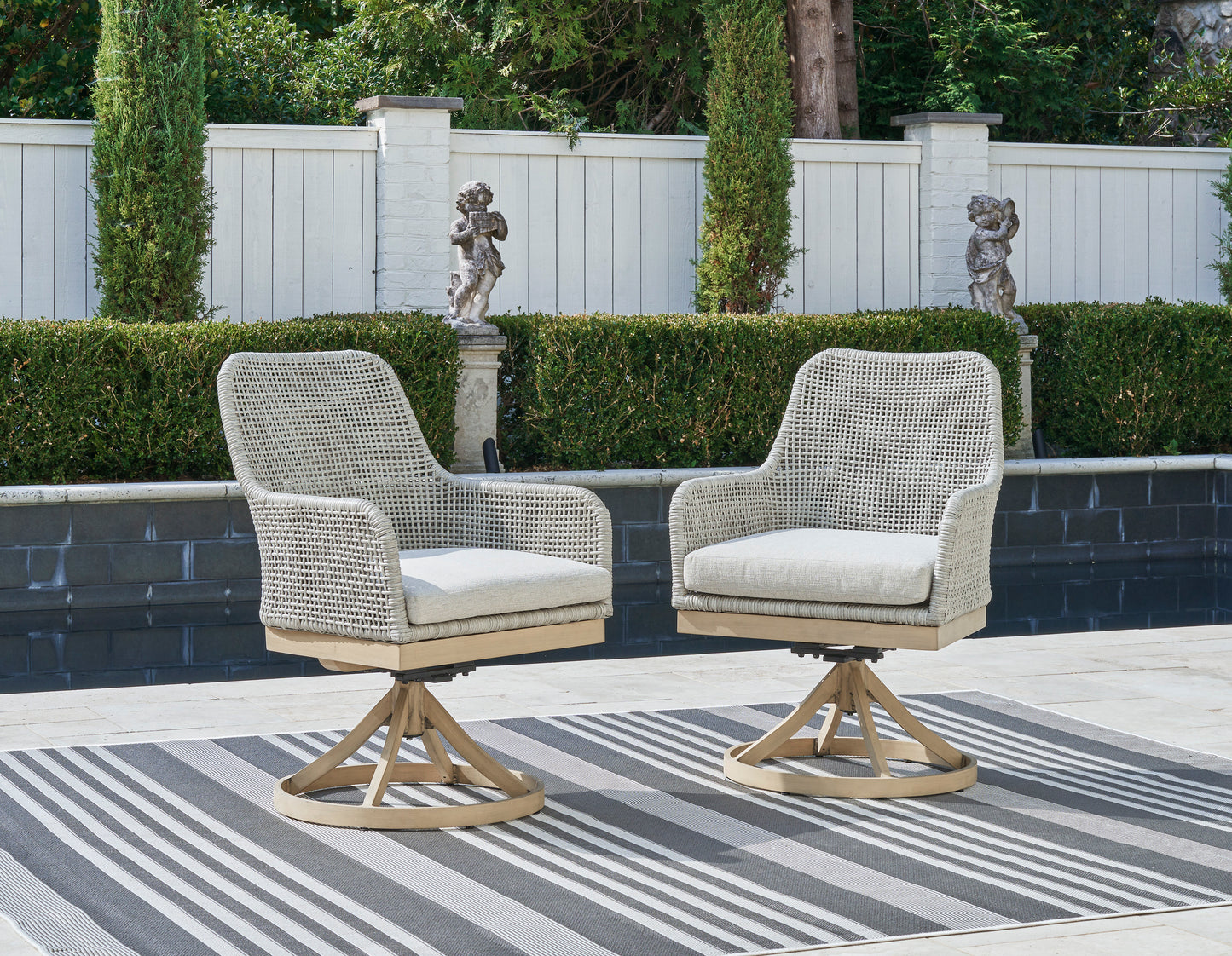 Seton Creek Outdoor Table Set With 6 Chairs
