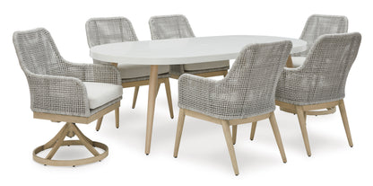 Seton Creek Outdoor Table Set With 6 Chairs