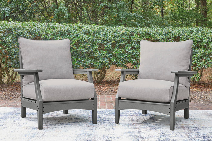 Lone View Bay Lounge Chair With Cushion