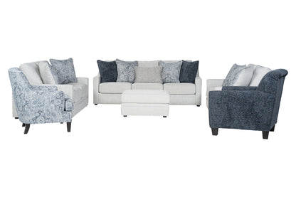 Back spin Sofa Set (3+2) + Ottoman + 2 Accent chairs