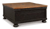 Valebeck Coffee Table Set (Lift Top Coffee Table With + 2 End Tables)