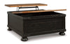 Valebeck Coffee Table Set (Lift Top Coffee Table With + 2 End Tables)