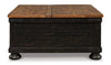 Valebeck Coffee Table Set (Lift Top Coffee Table With + 2 End Tables)