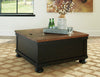 Valebeck Coffee Table Set (Lift Top Coffee Table With + 2 End Tables)