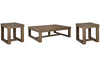 Cariton  Cocktail Table + 2 End Table