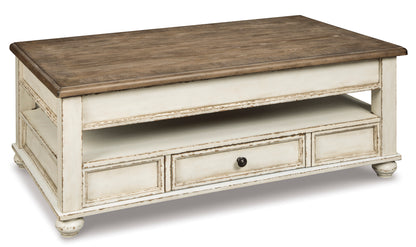 Realyn Coffee Table Set (Lift Top Coffee Table + 2 End Tables)