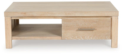 Yalinton Rectangular Cocktail Table + 2 end table