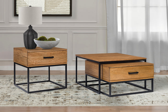 Jettinger Coffee table set (Nesting Cocktail table + 2 end tables)