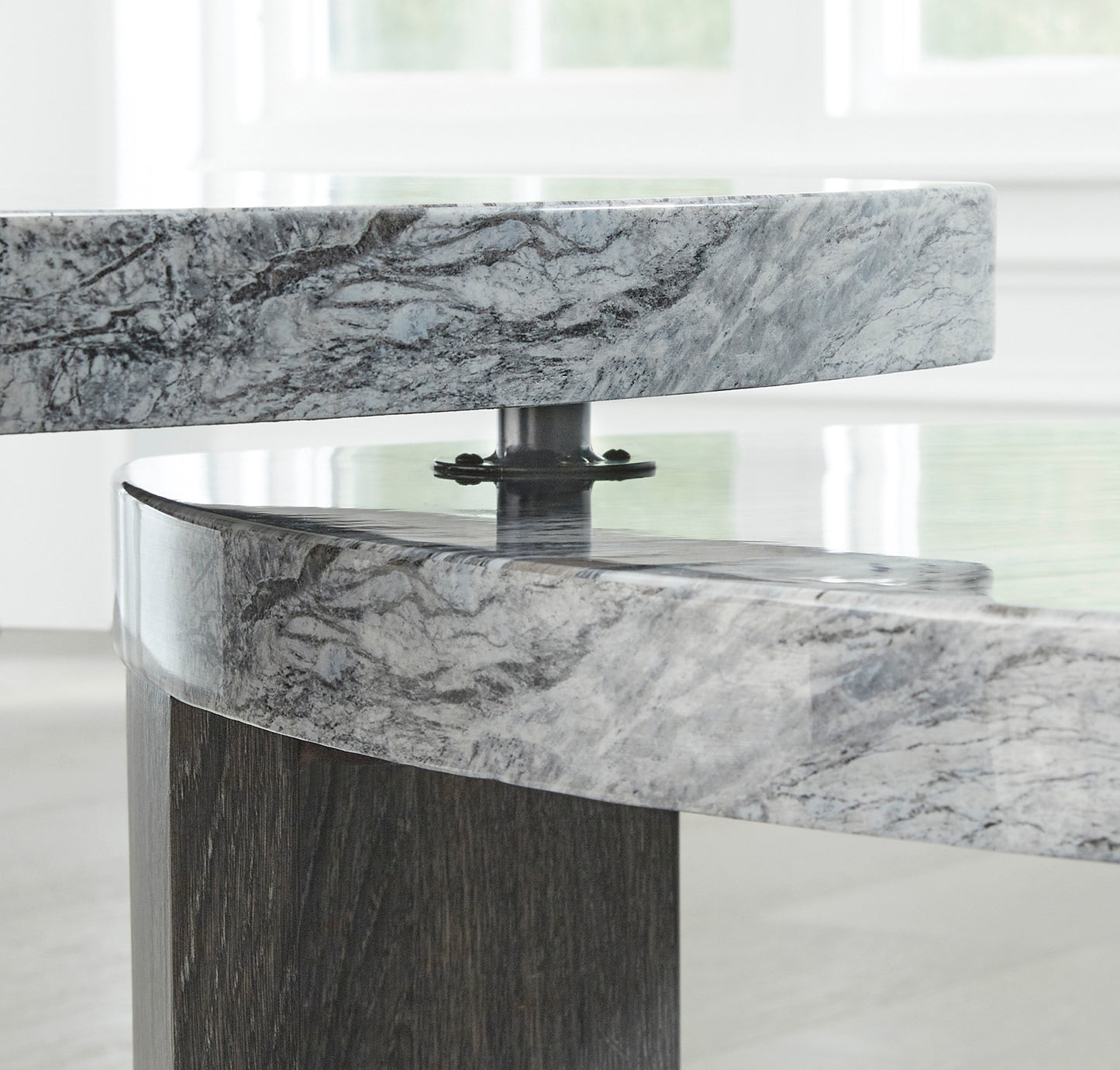 Surmour Coffee Table Set (Stacked Coffee Table + 2 End Tables)
