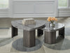 Surmour Coffee Table Set (Stacked Coffee Table + 2 End Tables)
