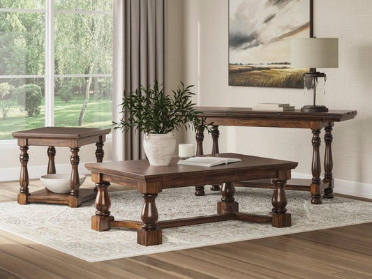 STURLAYNE Coffee table set (Coffee table + end table+ Sofa Table)