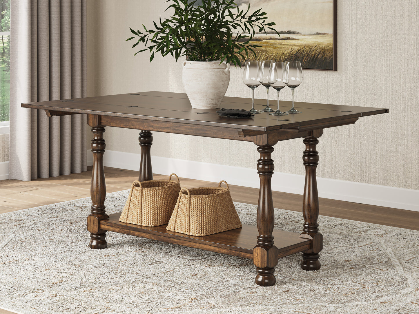 STURLAYNE Coffee table set (Coffee table + end table+ Sofa Table)