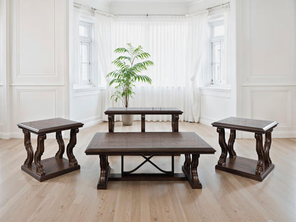 MAYLEE Coffee table set (Coffee table + 2 end tables + Sofa Table)