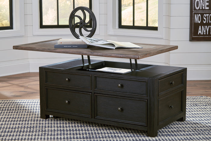 Tyler Creek Coffee Table With Lift Top