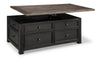 Tyler Creek Coffee Table Set (Lift Top Coffee Table + 2 End Tables)
