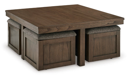 Boardernest Coffee Table With 4 Stools