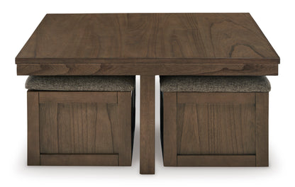 Boardernest Coffee Table With 4 Stools