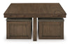Boardernest Coffee Table Set (Coffee Table With 4 Stools + 2 End Tables)