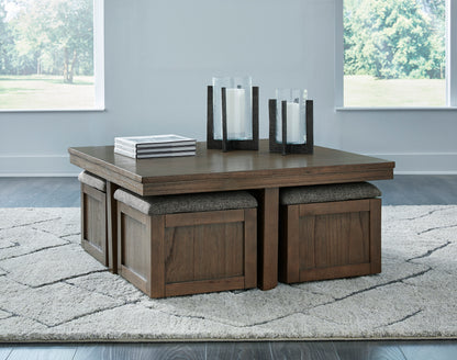Boardernest Coffee Table With 4 Stools