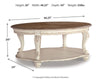 Realyn Coffee Table + 2 end table