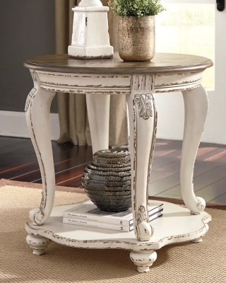 Realyn Coffee Table + 2 end table