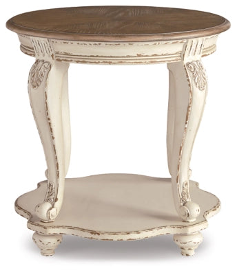 Realyn Coffee Table + 2 end table