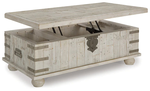 Carynhurst Lift Top Cocktail Table + 2 end table