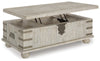 Carynhurst Lift Top Cocktail Table + 2 end table