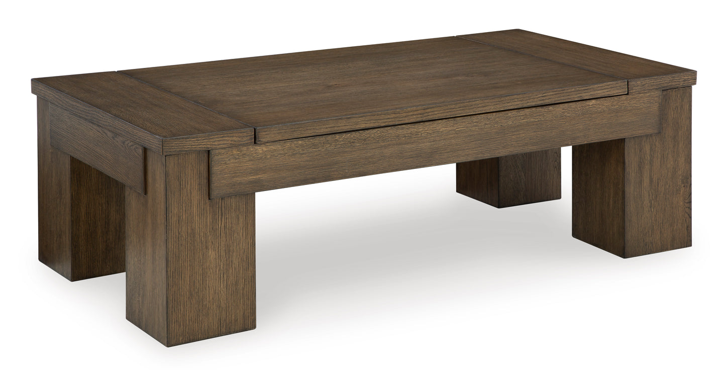 Rosswain Coffee Table Set (Lift Top Coffee Table + 2 End Tables)