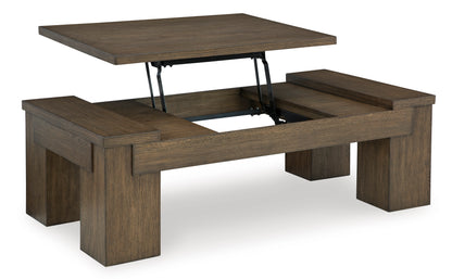 Rosswain Coffee Table Set (Lift Top Coffee Table + 2 End Tables)