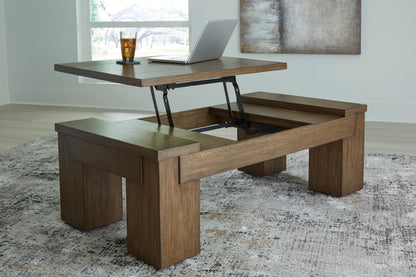 Rosswain Coffee Table Set (Lift Top Coffee Table + 2 End Tables)