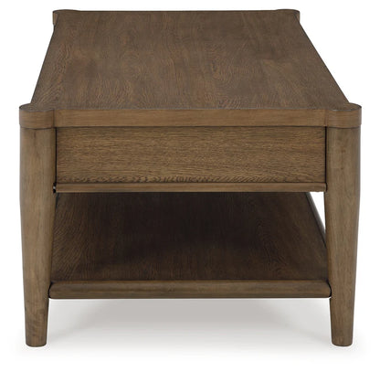 Roanhowe Rectangular Cocktail + 2 end Table