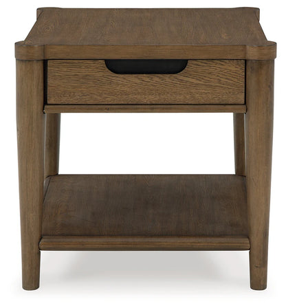 Roanhowe Rectangular Cocktail + 2 end Table