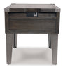 Todoe End Table With USB Ports & Outlets