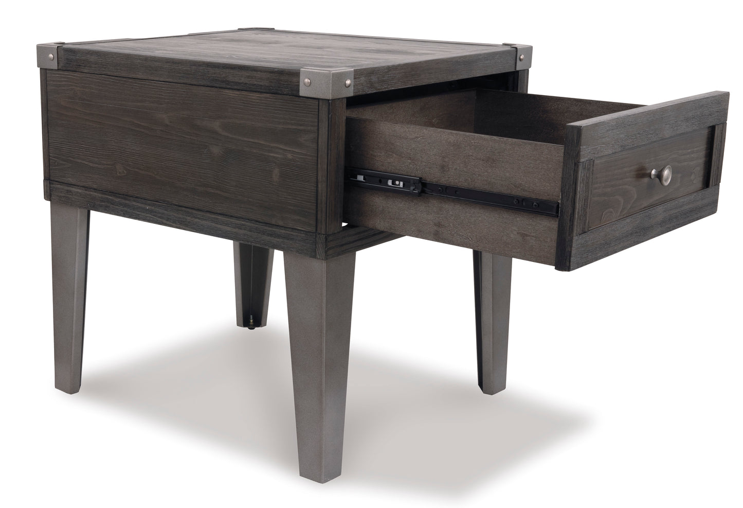 Todoe End Table With USB Ports & Outlets