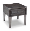Todoe End Table With USB Ports & Outlets
