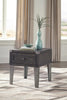 Todoe End Table With USB Ports & Outlets