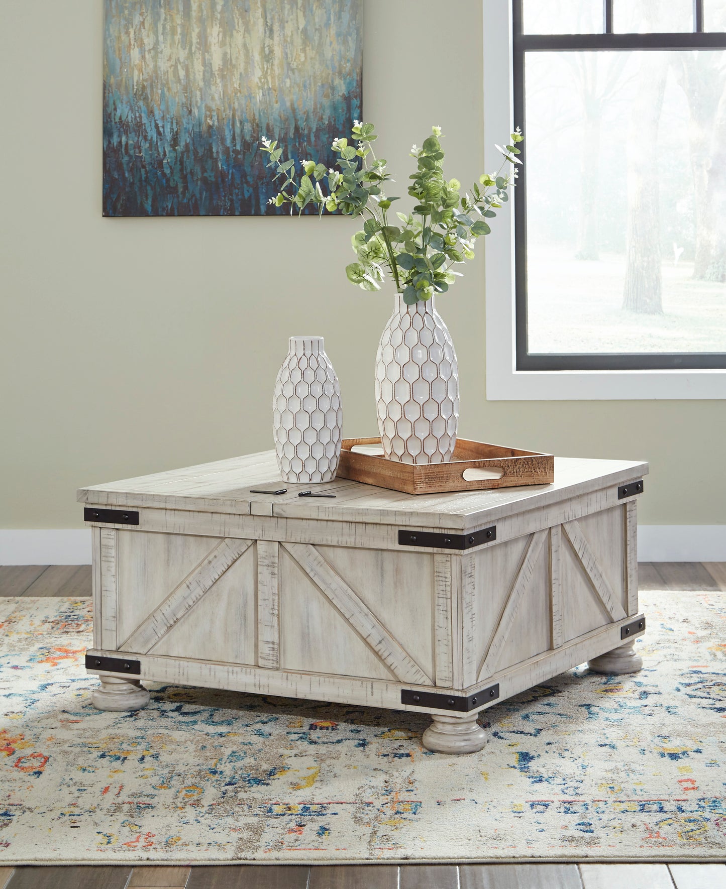 CARYNHURST Coffee table set (Coffee table + 2 end tables)