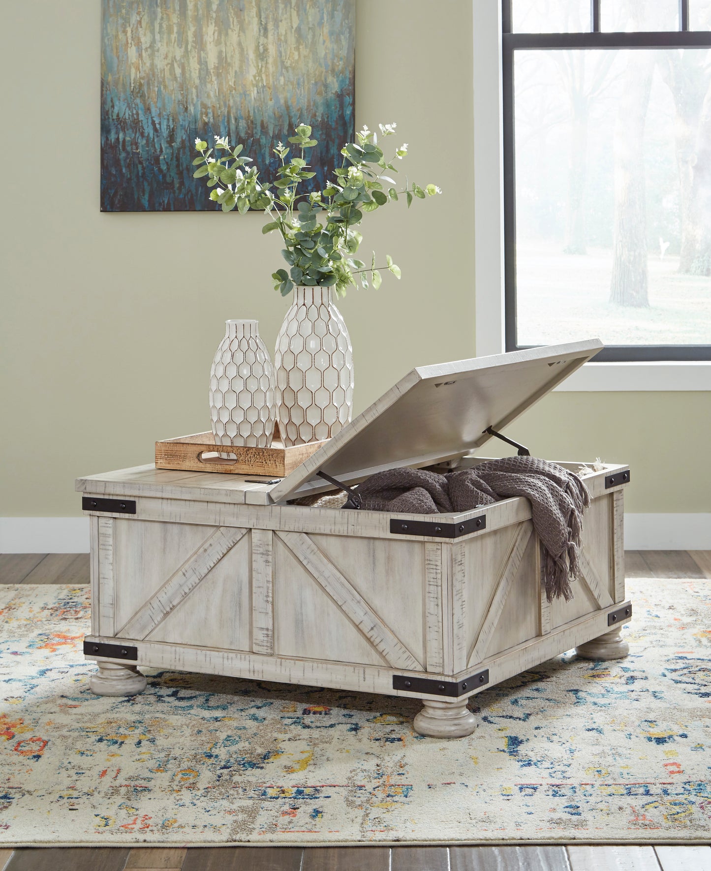 CARYNHURST Coffee table set (Coffee table + 2 end tables)