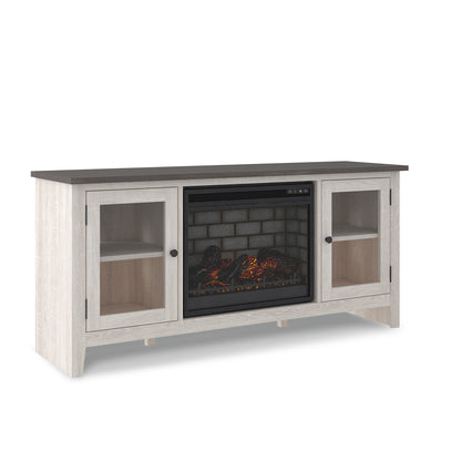 Dorrinson LG TV Stand With Fireplace Option