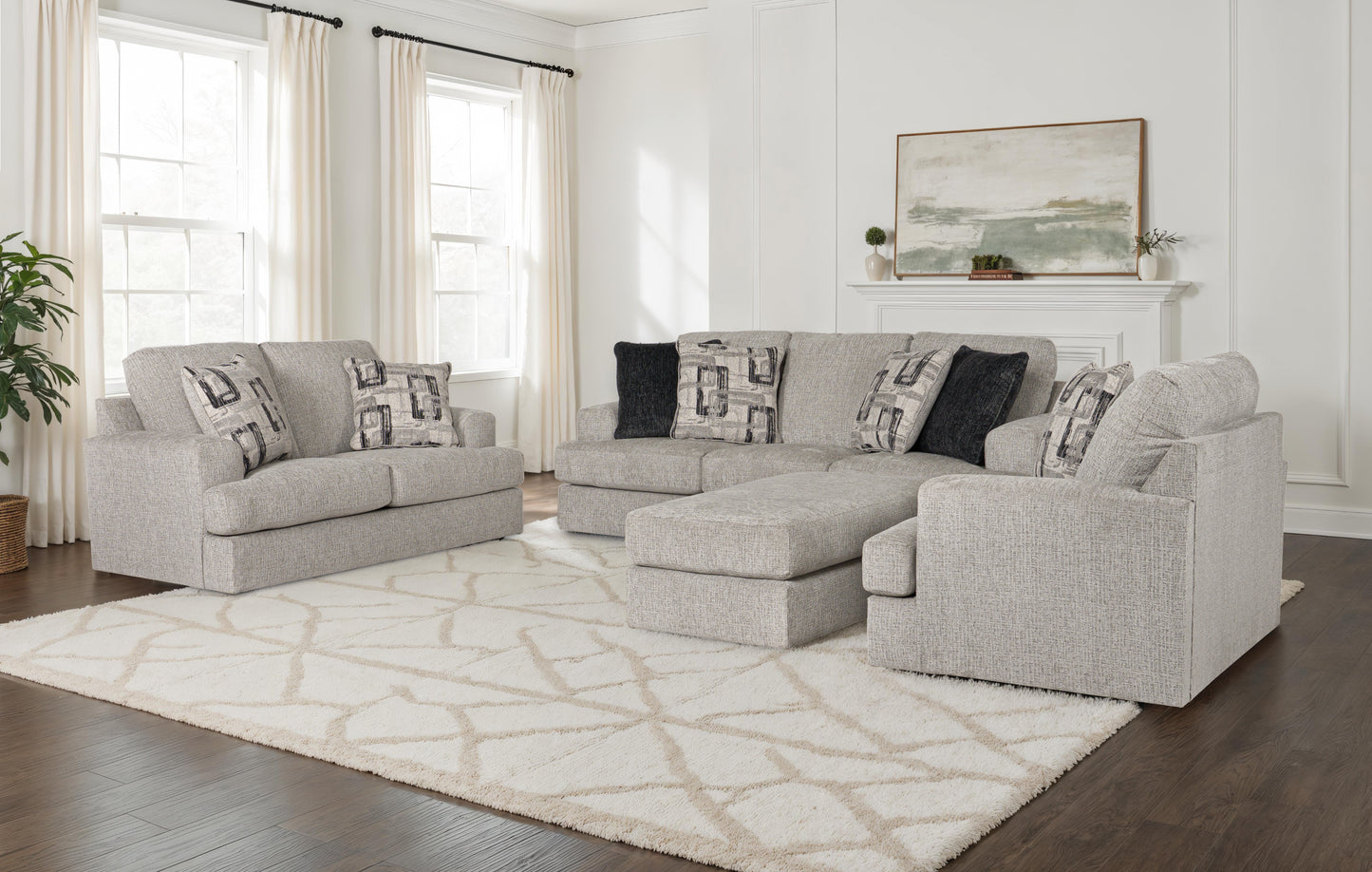 Victorian Grace Sofa Set (3+2+1)