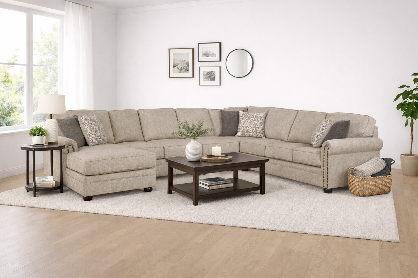 Valencia Sectional Sofa Set 5-Pieces